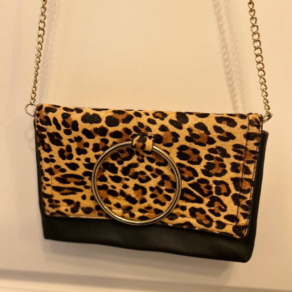 Aldo Leopard Clutch Purse